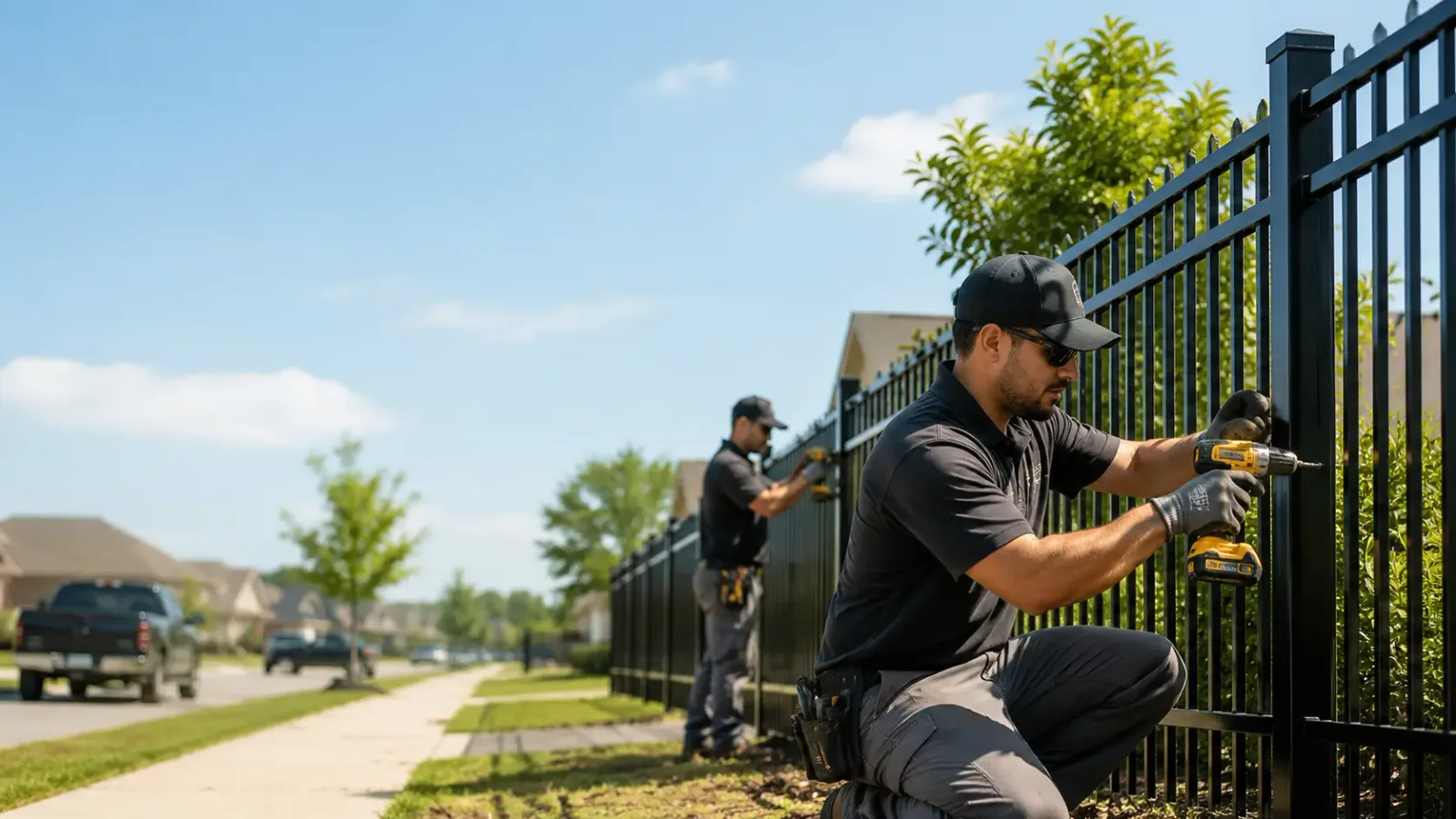 Metal Fence Installation in Atlanta, NE